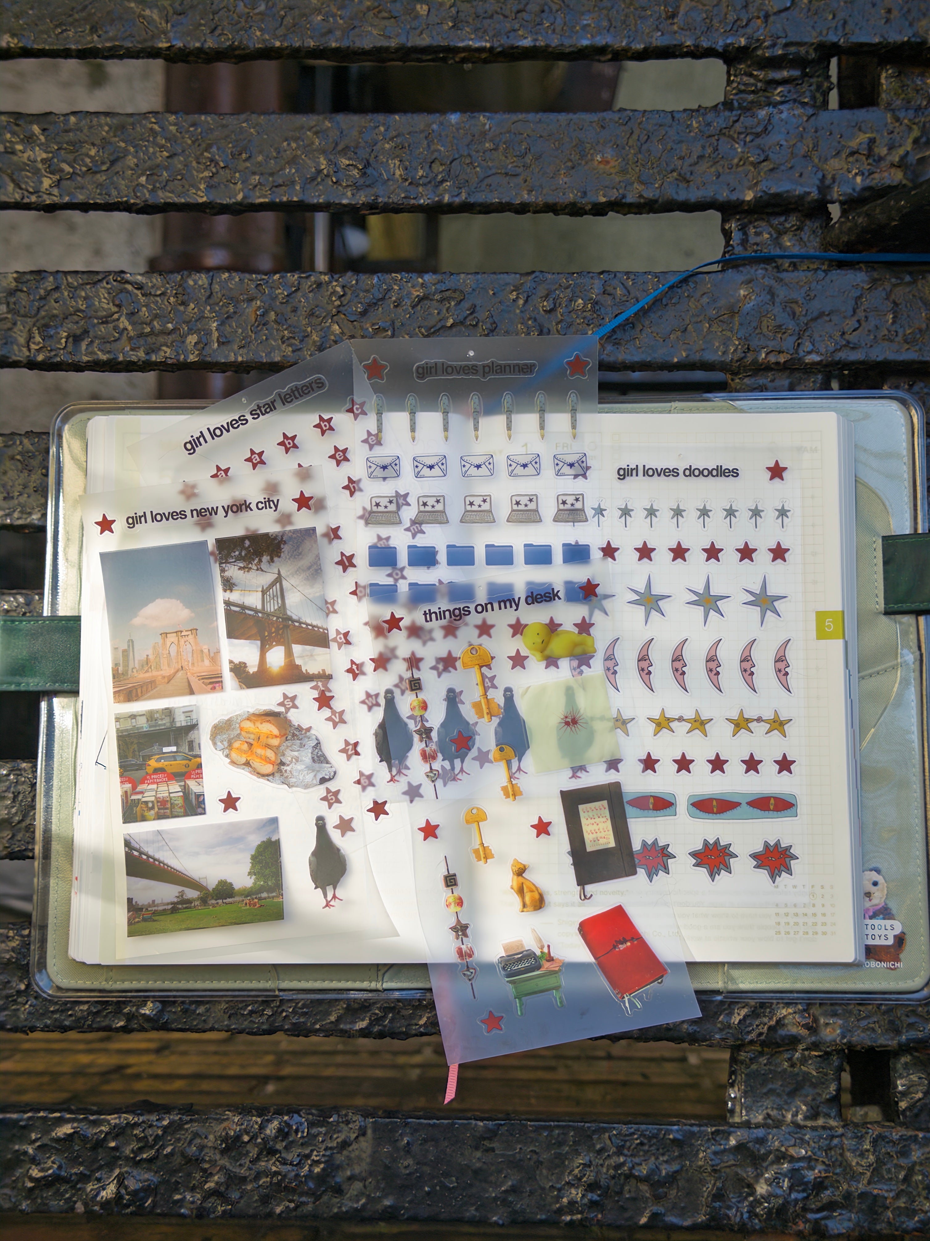 star letters - sticker sheet (pack of 2)